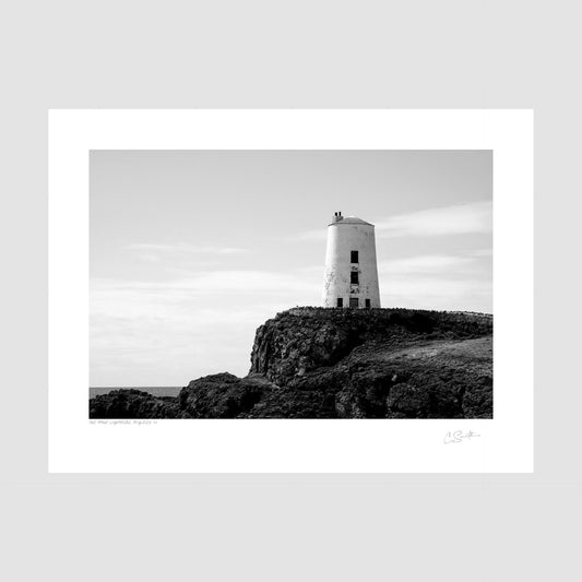 Anglesey Lighhouse, Wales - Black and white photography prints